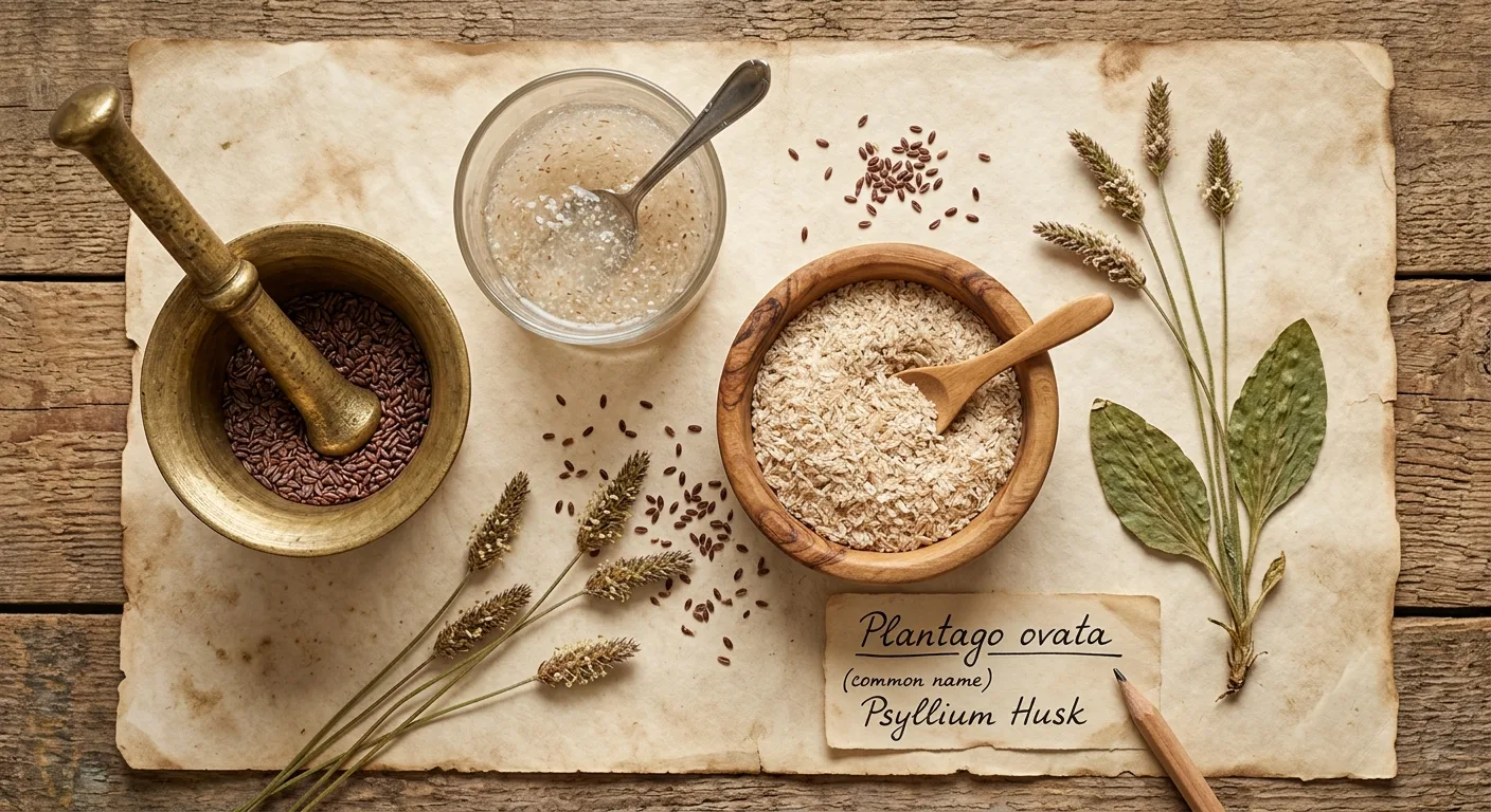 Psyllium (Plantago ovata) — tarate uscate si seminte intregi